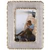 L'Oca Nera Portafoto piccolo in resina con bordi dorati 16,5 × 21,5 cm