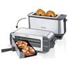 Ninja - Tostapane ST202EU Foodi 3-in-1 T con Griglia e Pressa per Panini 1200W Colore Acciaio Inox - SPEDIZIONE GRATUITA