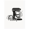 KitchenAid Robot da cucina con ciotola sollevabile Heavy Duty, 6,6 L, set da 7 - Nero