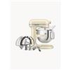KitchenAid Robot da cucina con ciotola sollevabile Heavy Duty, 6,6 L, set da 7 - Beige