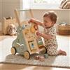 GIODICART Carrello Primi Passi in Legno, Centro Attività Montessori 2-in-1