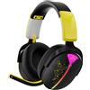 Buwnia Cuffie da gioco wireless, con microfono per PS5, PS4, PC, Switch, Bluetooth 5.3, audio surround 7.1, latenza estremamente bassa (<25 ms), 40 ore di autonomia, luci RGB
