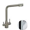 Miscelatore 3 vie MOLISE INOX Cromo per purificatore