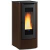 STUFA A PELLET VENTILATA LA NORDICA EXTRAFLAME DAHIANA AD 10 KW BRONZO V6