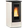 STUFA A PELLET VENTILATA LA NORDICA EXTRAFLAME DAHIANA AD 10 KW BIANCA V6