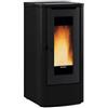 STUFA A PELLET CANALIZZATA LA NORDICA EXTRAFLAME TEOREMA PLUS AD 12 KW NERA V6