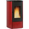 TERMOSTUFA A PELLET LA NORDICA EXTRAFLAME MARINA IDRO H11 14.8 KW BORDEAUX V2
