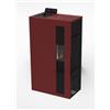 STUFA A PELLET SLIM BRONTE VENTILATA 4.9 KW BORDEAUX