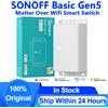 SONOFF Basic Gen5 Matter Over Wifi Smart Switch Interruttore Intelligente per Casa con Controllo Remoto e Timer tramite App EWELINK Compatibile con Alexa e Google