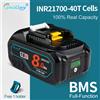 Waitley 21700 Batteria potente per utensili elettrici Makita 18V Capacità reale Batterie ricaricabili Accessori di ricambio BL1860
