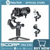 FeiyuTech SCORP Mini 3 Kit Stabilizzatore Gimbal con Tracciamento AI Intelligente 4.0 Integrato per Action Camera Mirrorless e Smartphone