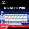 AULA Tastiera da Gaming Wireless AULA Mini60HE con Asse Magnetico, Tasti a Risposta Rapida, Sensibilità di Attivazione Regolabile e Illuminazione RGB