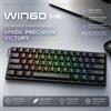 AULA Tastiera da Gaming AULA Win60 Win68 HE con Effetto Hall, Frequenza di Aggiornamento 8K, Retroilluminazione RGB, Struttura Gasket, Hot-Swap, Cablata per Giocatori