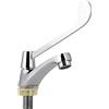 Aramox Rubinetto per Lavabo con Maniglia Lunga G1/2 Pollici, Rubinetto Singolo per Acqua Fredda con Materiale in Rame, per Laboratorio Ospedaliero