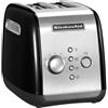 KitchenAid 5KMT221EOB 7 2 fetta/e 1100 W Nero, Acciaio inox