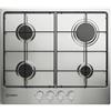 Indesit THP 642 IX/I 1 piano gas inox 60cm 4 fuochi griglie smaltate