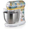 Ariete 1588 Positano, impastatrice planetaria, 7 velocità, 2400 Watt, 5,5 litri, Tazza Acciaio Inox