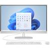 HP 27 inch All-in-One 27-cr0094nl PC Intel Core 5 120U 8 GB DDR4-SDRAM 512 GB SSD Windows 11 Home Bianco