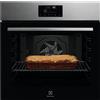Electrolux Forno Elettrico da Incasso Ventilato Multifunzione con Grill Pirolitico 72 Litri 60 cm Classe A++ colore Nero/Acciaio Inox - EOF4P0PX2