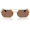 Vogue Occhiali da Sole VO4329S 280/73 Oro/Marrone Scuro Donna 55/18/140