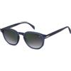 David Beckham DB 1007/S FLL/NU | Occhiali da Sole Graduati o Non Graduati | Plastica | Tondi | Blu | Adrialenti