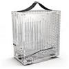 Lustrens Case per computer Mini-ITX con pannello trasparente e flusso d'aria a 360 gradi