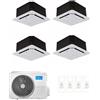Midea Climatizzatore Quadri Split Midea Cassetta A 4 Vie 60 X 60 9000+9000+9000+12000 R32 A++/A+ M4oe-28hfn8-Q