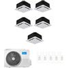 Midea Climatizzatore Penta Split Midea Cassetta A 4 Vie 60 X 60 9000+9000+9000+9000+12000 R32 A++/A+ M5oe-42hfn8-Q