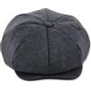 LumiSyne Vintage Berretto Piatto Coppola Uomo Donna 8 Pannelli Cappello Baker Boy Tweed a Spina di Pesce Misto Lana Regolabile Baschi Scozzesi Berretto Gatsby Newsboy cap Cappellino Autunno Invernale
