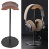 Markenlos Supporto per cuffie da gaming in legno massello, ideale per scrivania