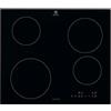 ELECTROLUX CIB60424CK PIANO COTTURA INDUZIONE SERIE 300 4 FUOCHI NERO 3000 W (LxP 59x52cm)