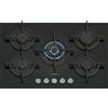 Siemens iQ500 EP7A6QI10 piano cottura Nero Da incasso 75 cm Gas 5 Fornello(i)