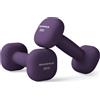 SONGMICS Set Manubri Palestra, in Ghisa, Antirotolamento, 2 Pezzi | Pesi per Braccia, Allenamento a Casa, in PVC