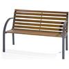 VERDELOOK - PANCHINA NEW YORK 2 POSTI 120 X 62 X 82 CM. NATURALE 2334