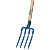 AGEF - FORCA PER VANGARE A 4 DENTI TRIANGOLARI DA 27 CM. MANICO 130 CM. 55027A/4B9SC27G