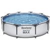 BESTWAY - STEEL PRO MAX PISCINA FUORI TERRA ROTONDA 305 X 76 CM + POMPA FILTRO 56408