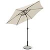 BIZZOTTO - KALIFE OMBRELLONE TONDO DN. 270 X H. 235 CM. CON SNODO COLOR ECRU 0795714