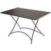 MOIA - ORTA TAVOLO PIEGHEVOLE IN FERRO VERNICIATO GRIGIO ANTRACITE 120 X 80 CM. FTF58