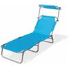 GreenBlù GREENBLU' - VIESTE LETTINO MARE IN TEXT PIEGHEVOLE CON PARASOLE CELESTE 5901419