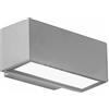 NOVA LINE - PALLADIO BE22S APPLIQUE DA ESTERNO ARGENTO 1xE27 IP54