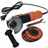 Black+Decker BLACK + DECKER - SMERIGLIATRICE ANGOLARE 900 W - 115 MM CON VALIGETTA
