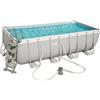 BESTWAY - PISCINA POWER STEEL RETTANGOLARE CM. 488 X 244 X 122 56670