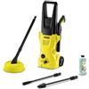 KÄRCHER - K 2 HOME T150 IDROPULITRICE A FREDDO 110 BAR CON PISTOLA AD ALTA PRESSIONE 2 LANCE 1 LAVASUPERFICI E TUBO 4 MT. 1.673-240.0