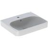 GEBERIT - SMYLE SQUARE LAVABO 55 CM. MONOFORO IN VETROCHINA BIANCO 500.259.01.1