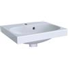 GEBERIT - ACANTO LAVAMANI 45 CM. MONOFORO IN GRES PORCELLANATO BIANCO 500.636.01.2