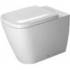 DURAVIT - HAPPY D.2 VASO WC A TERRA FILO PARETE 215909