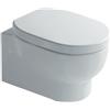 GALASSIA - M2 VASO WC SOSPESO 50 CM. IN CERAMICA BIANCO CON SCARICO A PARETE 5218