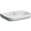 GEBERIT - SMYLE LAVABO MONOFORO 70 CM. IN VETROCHINA BIANCO 500.248.01.1