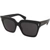 Alexander McQueen AM0583S 001 | Occhiali da Sole Graduati o Non Graduati | Plastica | Rettangolari | Nero | Adrialenti