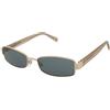 Guess Jeans GJ00003 33N | Occhiali da Sole Graduati o Non Graduati | Unisex | Metallo | Rettangolari | Oro | Adrialenti